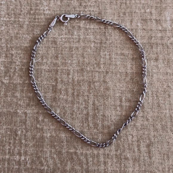 925 Italy Delicate Silver Chain Bracelet - Picture 5 of 5